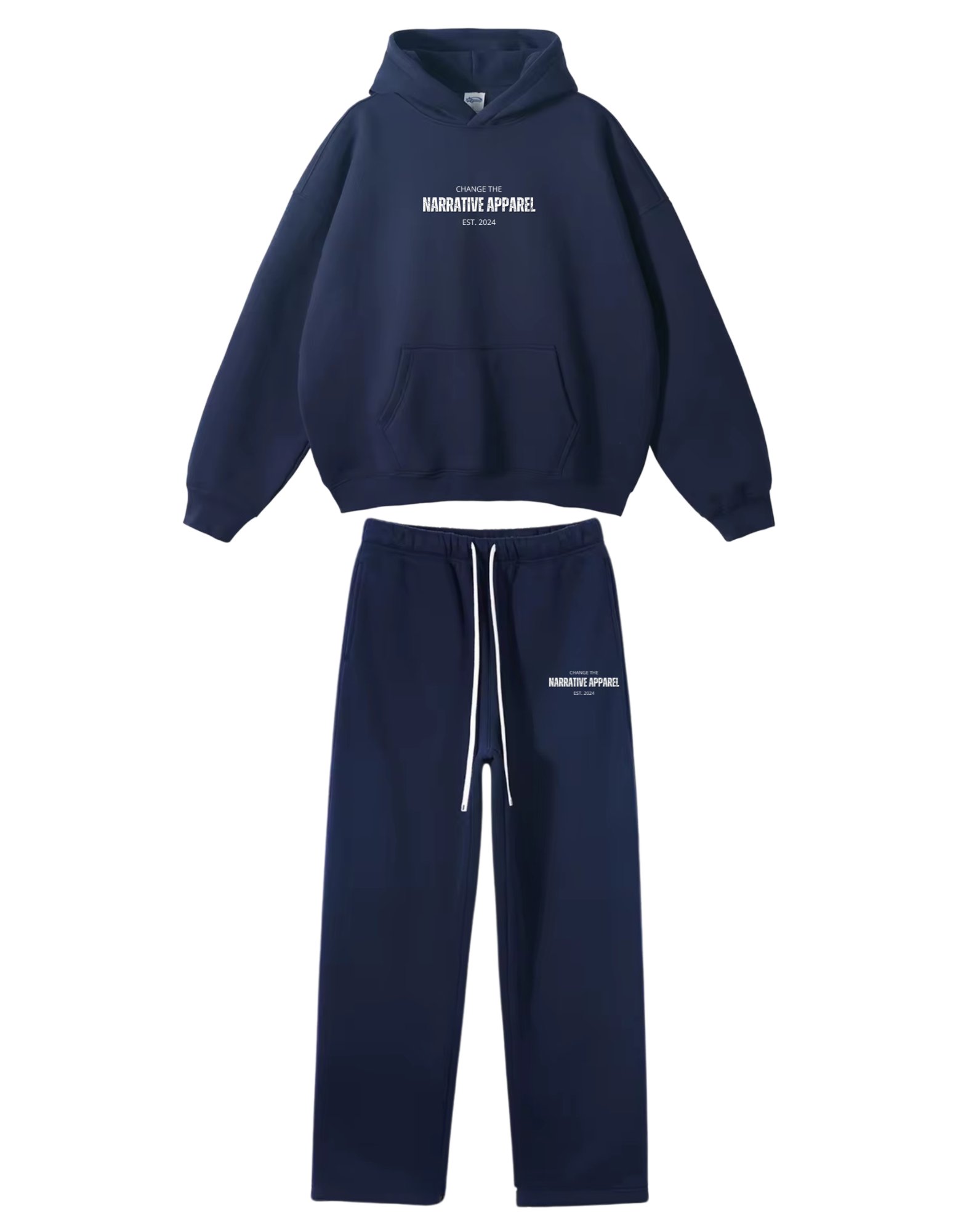 Heavyweight Narrative Open bottomed Sweatsuit