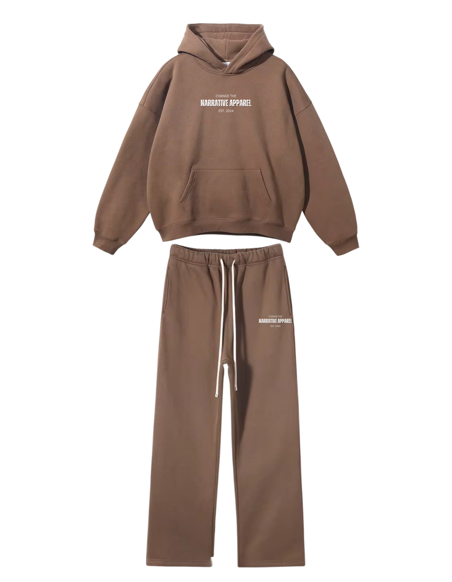 Heavyweight Narrative Open bottomed Sweatsuit
