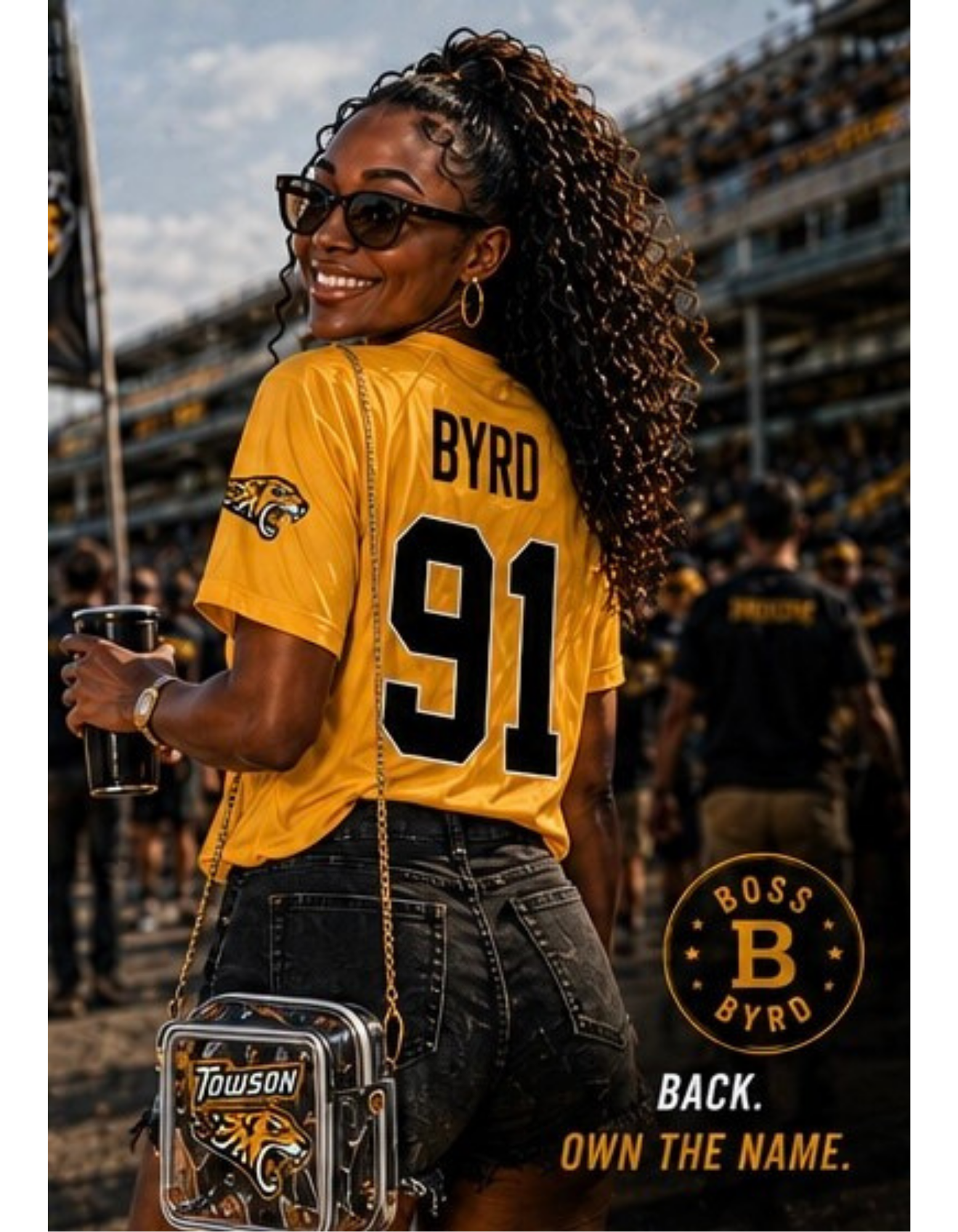 Byrd Gameday Yellow Jersey Replica