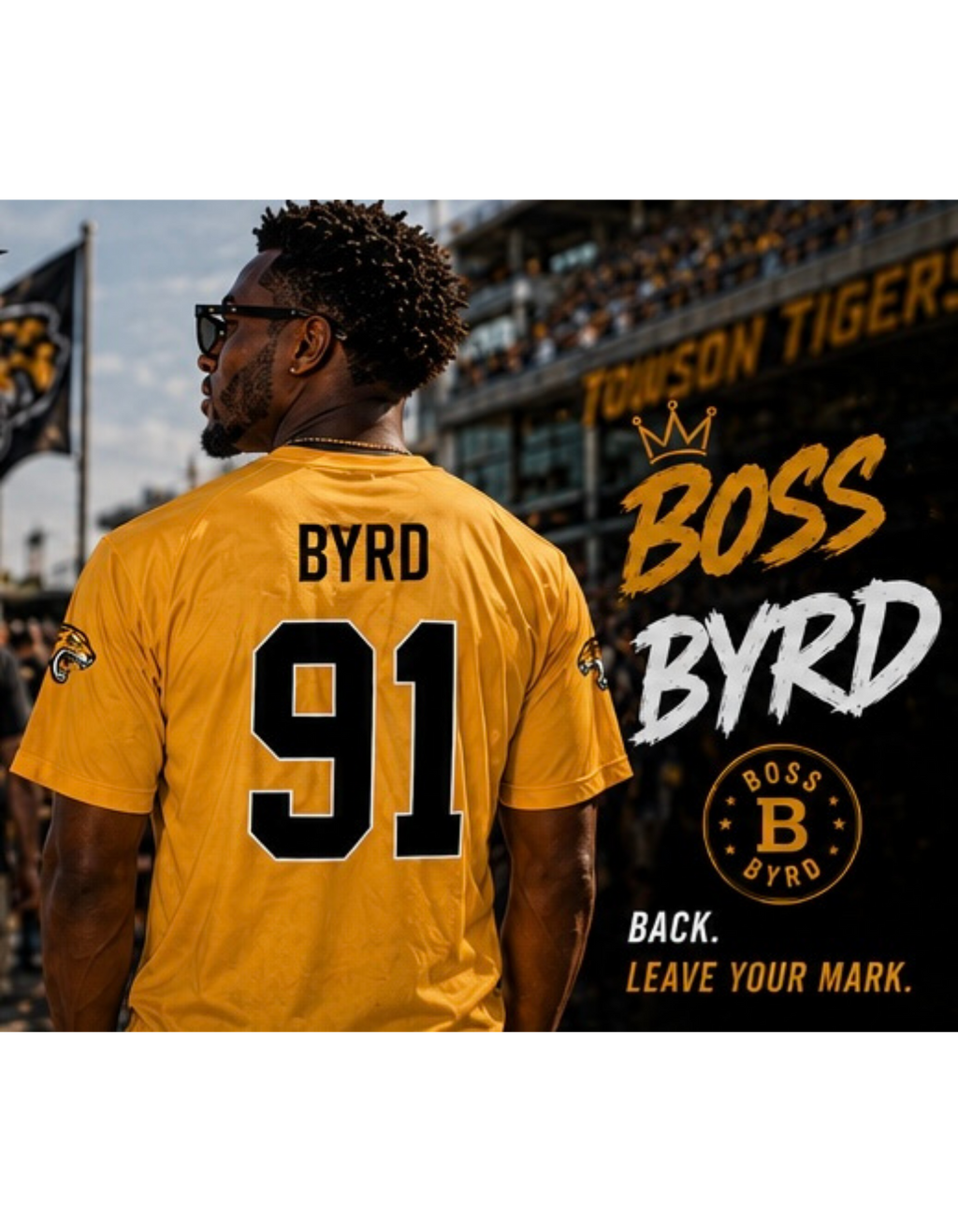Byrd Gameday Yellow Jersey Replica