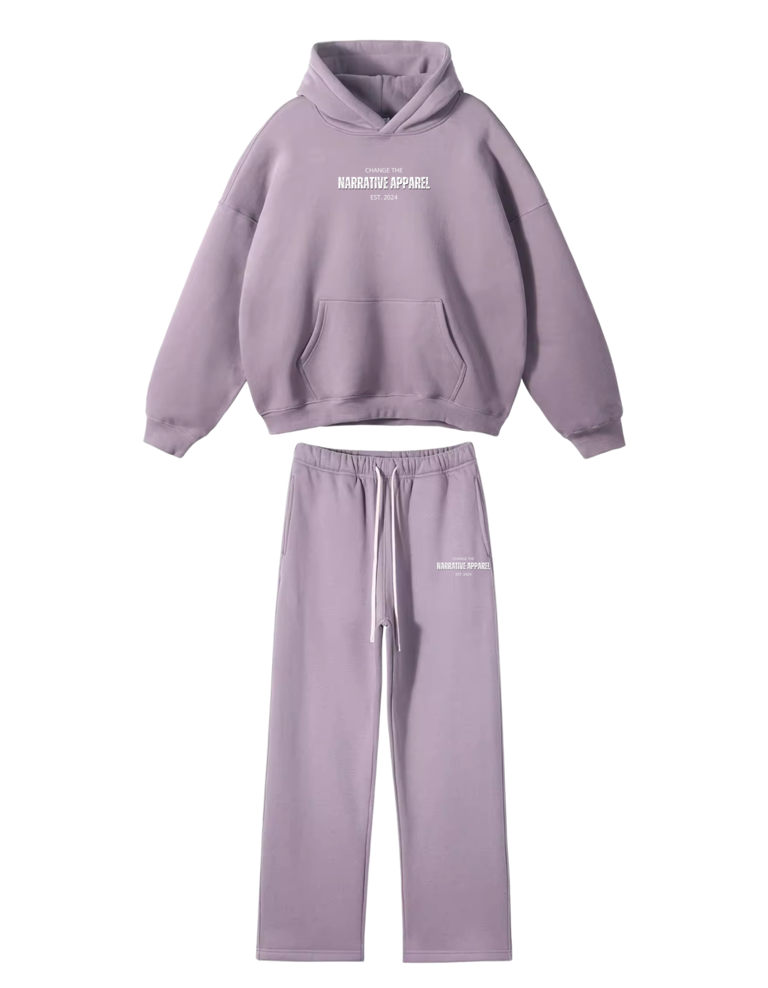 Heavyweight Narrative Open bottomed Sweatsuit