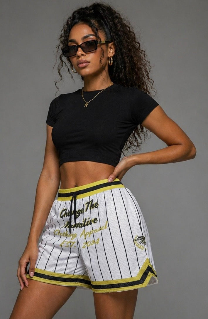 Athletic Club Pin Stripe Shorts