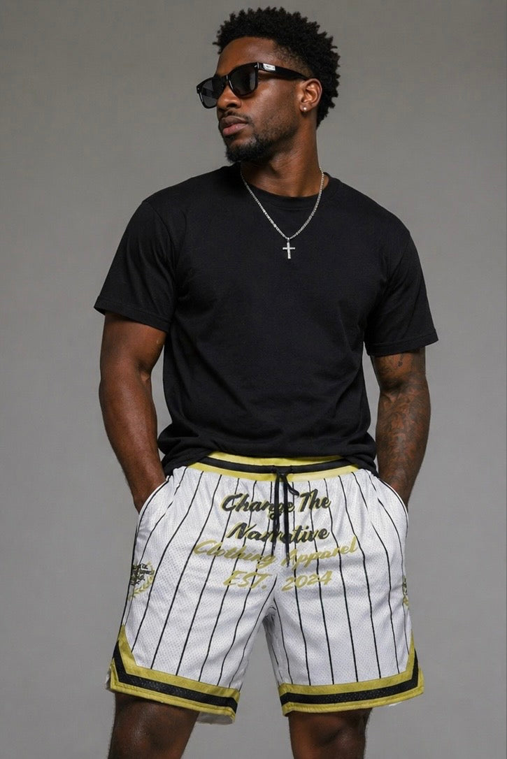 Athletic Club Pin Stripe Shorts