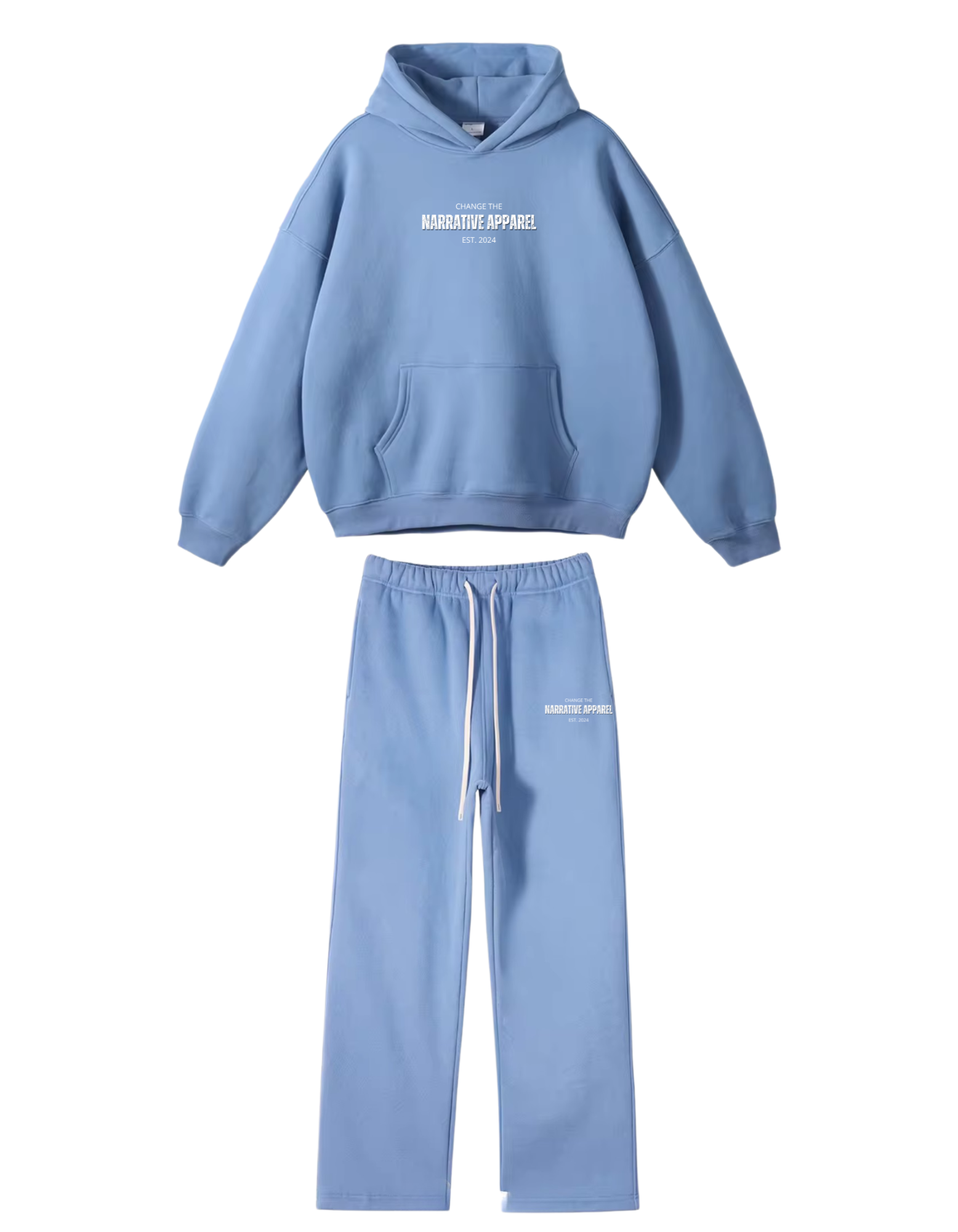 Heavyweight Narrative Open bottomed Sweatsuit
