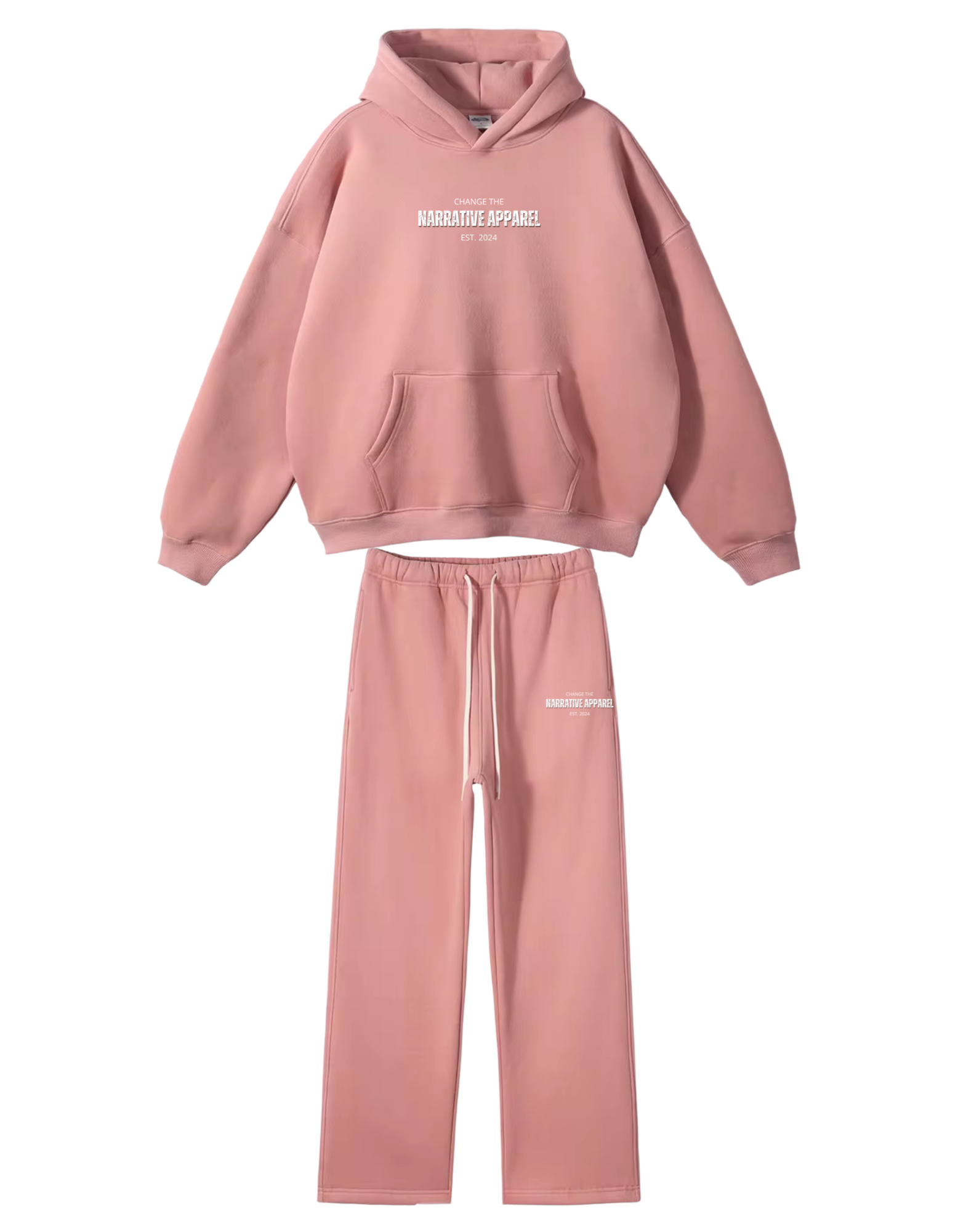 Heavyweight Narrative Open bottomed Sweatsuit